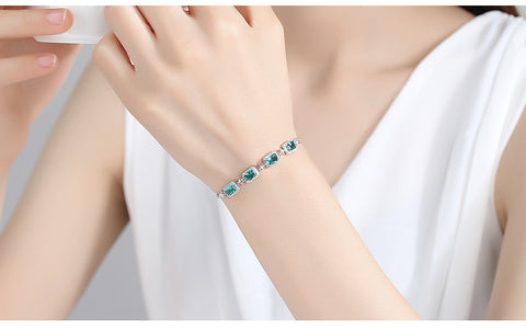 New high quality fashion S925 silver bracelet for couples gift  LSG01